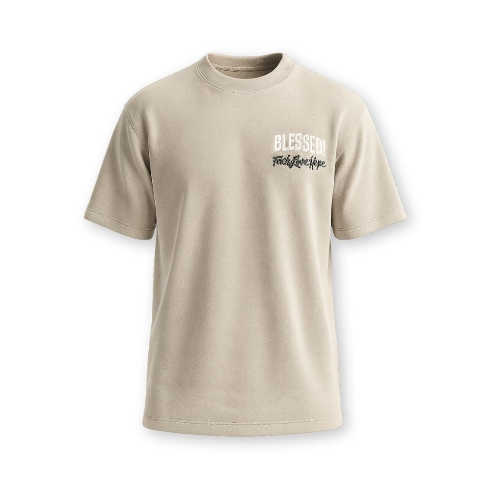 MENS PRINTED CORD SET- LIGHT SAND