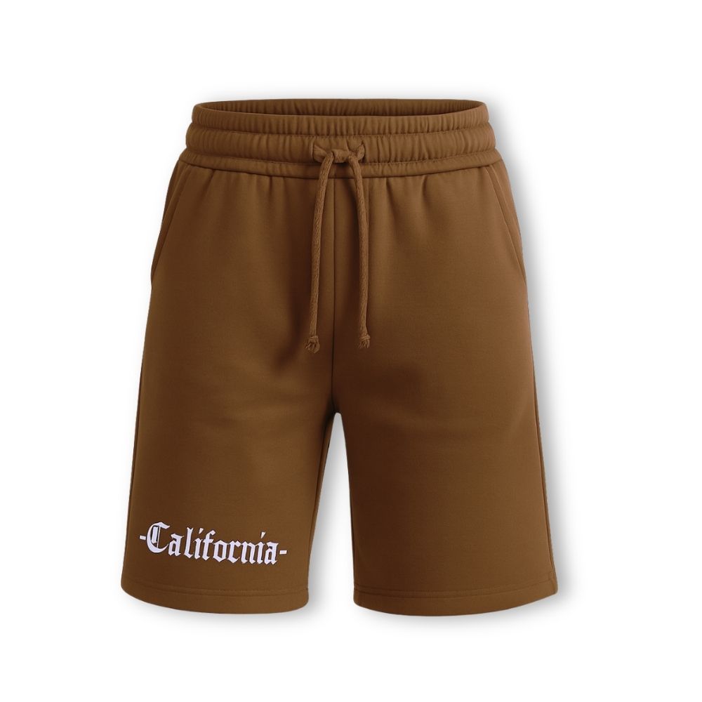 MENS PRINTED CORD SET- BROWN