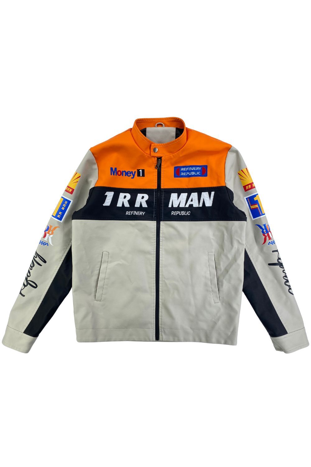 MEN'S RACING WOVEN PU JACKET