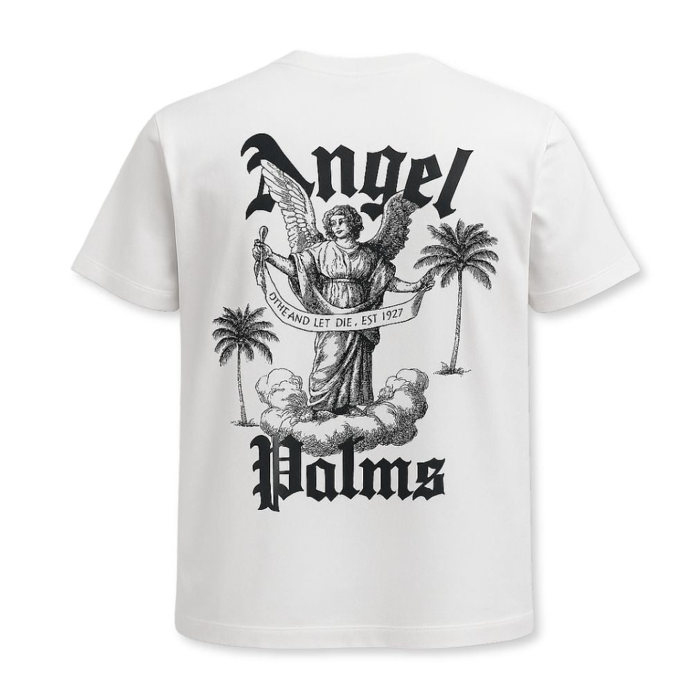 MENS PRINTED CORD SET- WHITE
