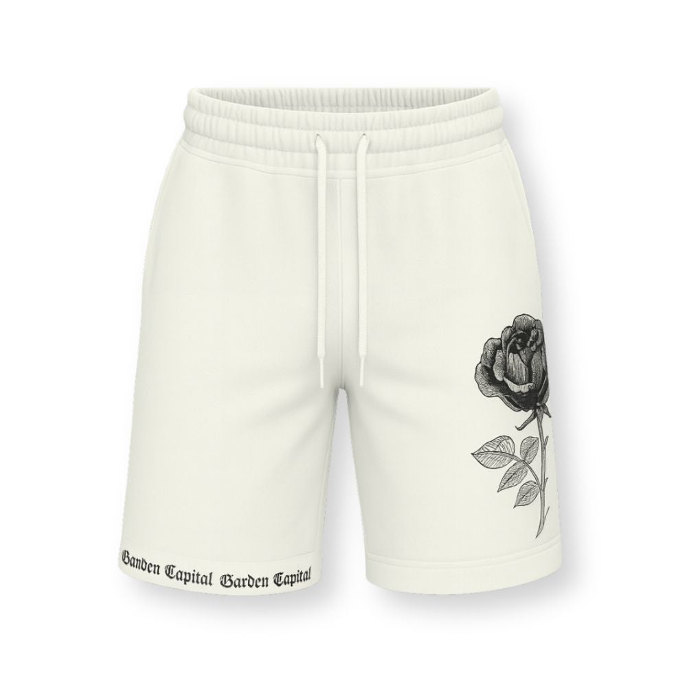 MENS PRINTED CORD SET- WHITE
