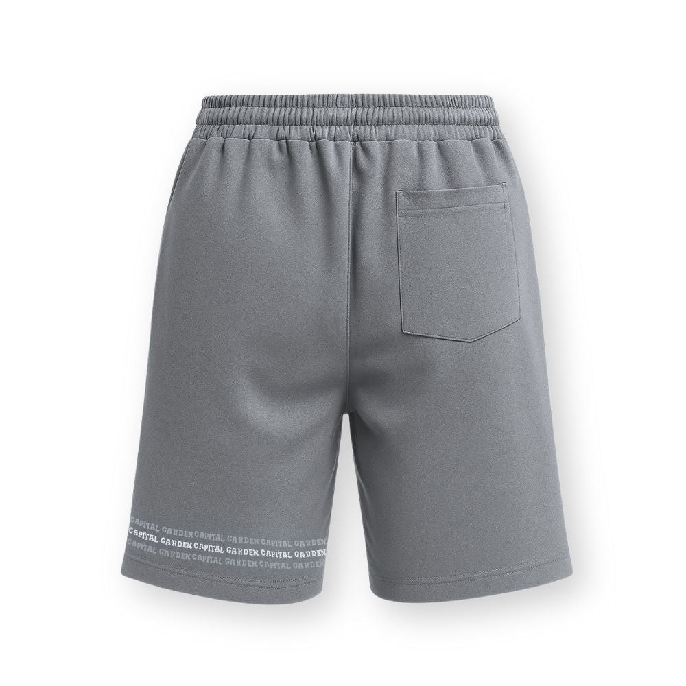 MENS PRINTED CORD SET- GREY